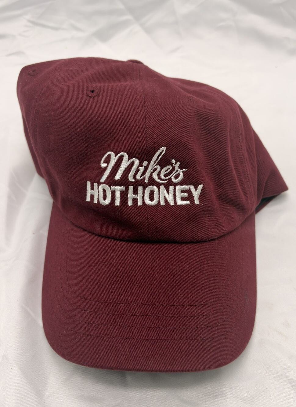 Mike’s Hot Honey Promotional Baseball Cap Burgundy Snapback OSFA